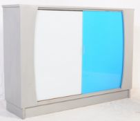 RETRO MID CENTURY PAINTED BOOKCASE