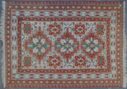 VINTAGE 20TH CENTURY AFGHAN BAZARAK FLOOR RUG