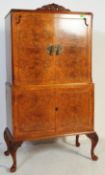 20TH CENTURY REGENCY REVIVAL MAHOGANY COCKTAIL BAR CABINET
