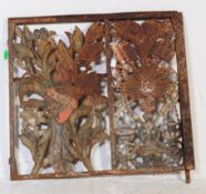 EARLY 18TH CENTURY CAST IRON IHS CHURCH GATE