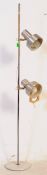 RETRO DANISH ALUMINIUM FLOOR STANDING LAMP LIGHT BY FRANSON