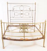 R WINFIELD & CO, LONDON - 19TH CENTURY BRASS BED