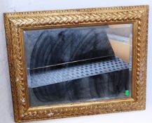 19TH CENTURY VICTORIAN GILT GESSO FRAMED MIRROR