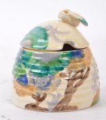 CLARICE CLIFF BIZARRE - ART DECO HONEY POT