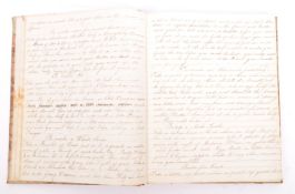 VICTORIAN HAND WRITTEN RECIPE BOOK - 1840 - JANE DEXTER