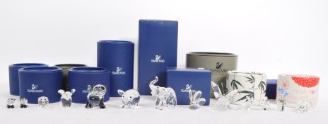COLLECTION OF BOXED SWAROVSKI CRYSTAL ORNAMENTS
