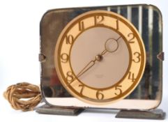 1930S ART DECO FREE STANDING SECTRIC MANTLE CLOCK BY SMITHS