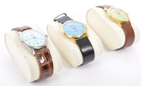 THREE WRISTWATCHES - SONA PARA SHOCK & HMT