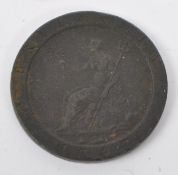 1797 GEORGE III TWO PENCE 2 PENNY CARTWHEEL PIECE