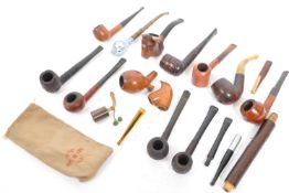COLLECTION OF VINTAGE 20TH CENTURY SMOKING PIPES
