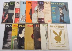 VINTAGE MID 20TH CENTURY ADULT PLAYBOY MAGAZINES