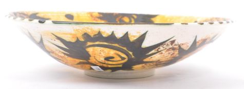 CORNISH SCHOOL CELTIC POTTERY NEWLYN FRUIT BOWL