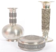 MID 20TH CENTURY PEWTER BY HAUGRUD SWEDEN & ROYAL SELANGOR