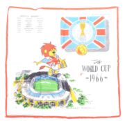 OFFICIAL 1966 FOOTBALL WORLD CUP WILLIE HANDKERCHIEF