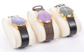 THREE SONA PARA SHOCK 17 JEWEL WRISTWATCHES