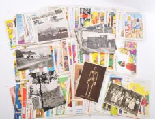 COLLECTION OF SEXUAL COMICAL POSTCARDS W/ OTHERS