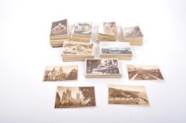 COLLECTION OF UK POSTCARDS - GEORGE VI STAMPS