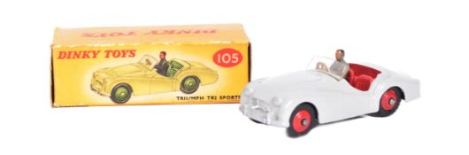 DINKY TOYS - NO. 105 TRIUMPH TR2 SPORTS CAR DIECAST MODEL