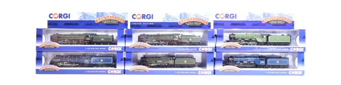 CORGI RAIL LEGENDS - COLLECTION OF DIECAST MODEL LOCOMOTIVES