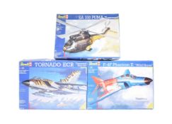 MODEL KITS - X3 REVELL 1/32 SCALE PLASTIC MODEL KITS