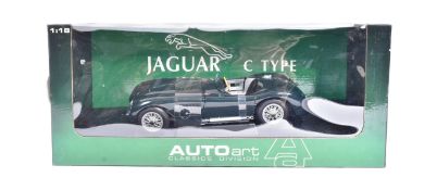 DIECAST - AUTO ART 1/18 SCALE DIECAST C TYPE JAGUAR