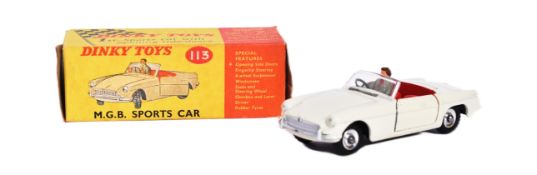 DINKY TOYS - NO. 113 MGB SPORTS CAR DIECAST MODEL