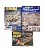 SLOT CAR RACING - X3 VINTAGE AURORA SLOT CAR RACING SETS
