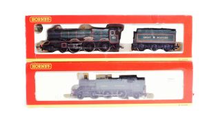 TWO VINTAGE HORNBY OO GAUGE MODEL RAILWAY TRAINSET LOCOMOTIVES