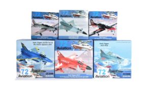 DIECAST - X6 72 AVIATION METAL AIRCRAFT MODELS