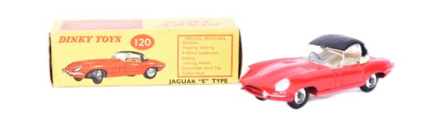 DINKY TOYS - NO. 120 JAGUAR E TYPE VINTAGE DIECAST MODEL