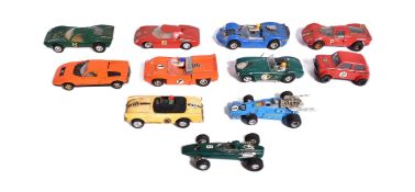 SCALEXTRIC - COLLECTION OF VINTAGE SCALEXTRIC SLOT CARS