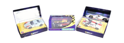 SCALEXTRIC - X2 HORNBY SCALEXTRIC SLOT CAR RACING CARS