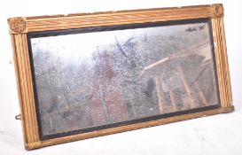 19TH CENTURY VICTORIAN GILT FRAMED OVERMANTLE MIRROR