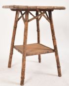 VICTORIAN 19TH CENTURY AESTHETIC MOVEMENT BAMBOO TABLE