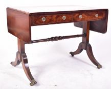 19TH CENTURY REGENCY MAHOGANY SOFA TABLE