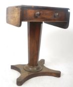 19TH CENTURY GEORGE III MAHOGANY GAMES / WORK TABLE