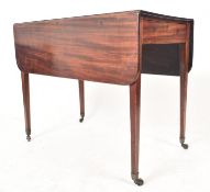19TH CENTURY LARGER GEORGE III MAHOGANY PEMBROKE TABLE