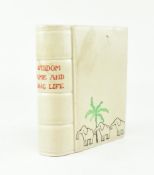 CLARICE CLIFF - WISDOM FAME AND LONG LIFE CERAMIC VASE