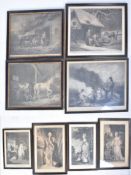 COLLECTION OF 19TH CENTURY ETCHING ON PAPER PORTRAITS