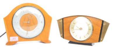 ART DECO & MID CENTURY MANTLE CLOCK BY SMITHS & METAMEC