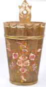 TRADITIONAL VINTAGE RUSTIC GERMAN FOLK ART CANE UMBRELLA STAND