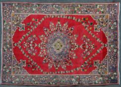 20TH CENTURY PERSIAN ISLAMIC SAROUK FLOOR RUG