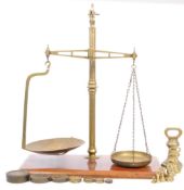 W & TG AVERY - A PAIR OF 19TH CENTURY SHOP BALANCE SCALES