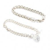 TWO 925 SILVER BRACELETS