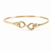 GOLD TORQUE BANGLE