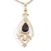 HALLMARKED 9CT GOLD PENDANT NECKLACE