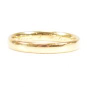 HALLMARKED 18CT GOLD BAND RING