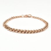 ANTIQUE 9CT ROSE GOLD POCKET WATCH CHAIN BRACELET