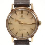 9CT GOLD OMEGA SEAMASTER AUTOMATIC WRISTWATCH
