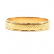 HALLMARKED 22CT GOLD BAND RING